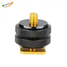 VODOOL New Arrival 1Pc 1 4 Tripod Screw to Flash Hot Shoe Adapter Holder Mount Photo