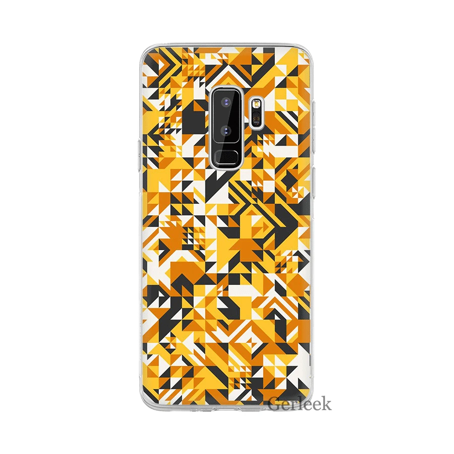 Чехол Gerleek ярких цветов для Samsung Galaxy S3 S4 S5 S6 S7 Edge S8 S9 S10e S10 Plus Note 8 9 M20