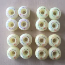 2016 50mm-53mm skateboard wheels with COLOR CHANGED 4pcs/Set SKATING wheels for special offer with good price