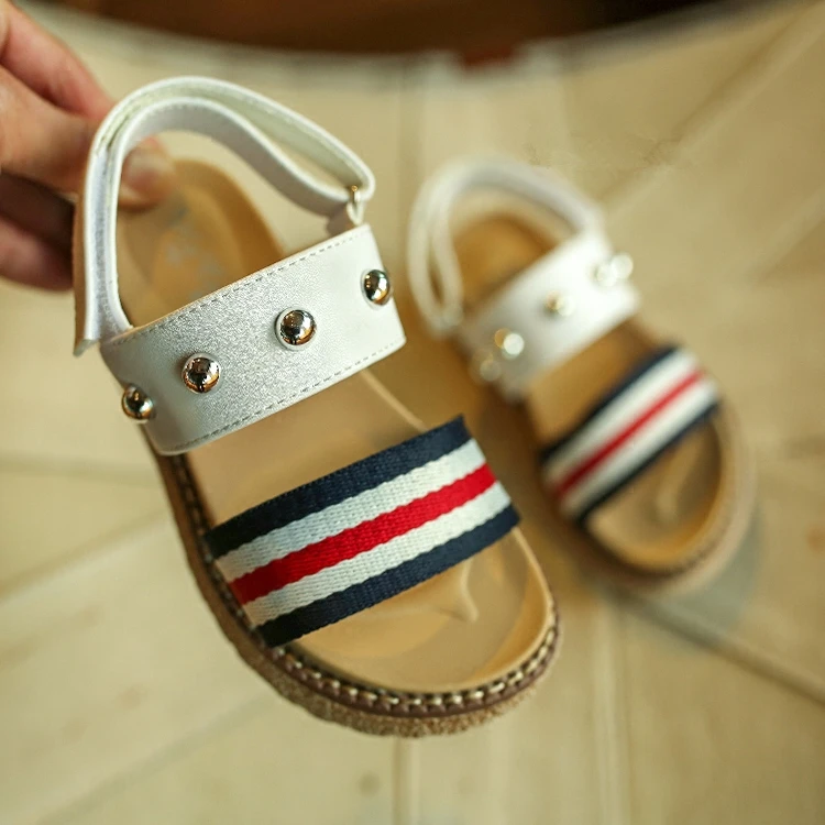 2017 Summer British Children's Beach Shoes for Kids Fashion Sandals