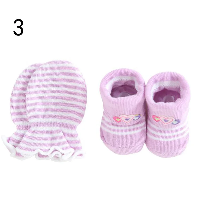 Новые модные милые хлопковые носки для маленьких детей+ Перчатки Носки для малышей