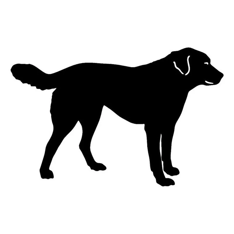 

19.6*12.8CM Akbash Dog Vinyl Decal Stylish Car Stickers Car Styling Bumper Decoration Black/Silver S1-1228