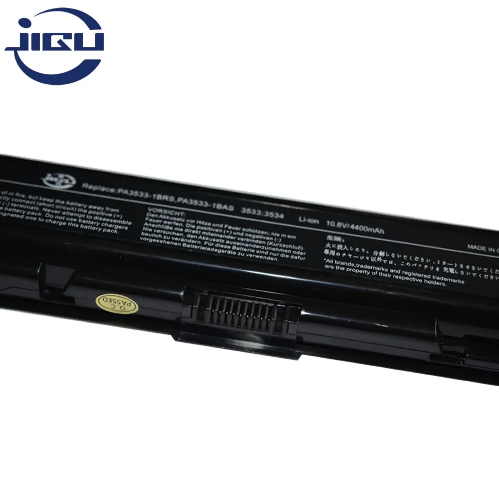 JIGU PA3534U 1BAS 1BRS Аккумулятор для ноутбука Toshiba Satellite A200 A205 A210 A215 L300 L450D L500 L505 L555|battery for