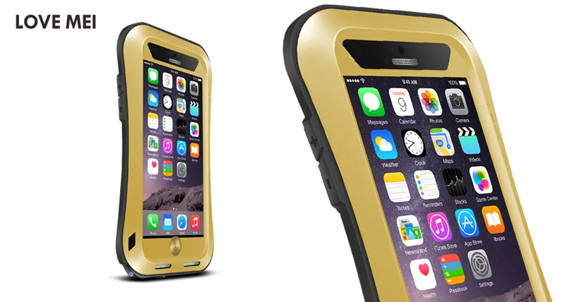 Small Waist Armor Metal Case For iPhone 6s Plus  (14)