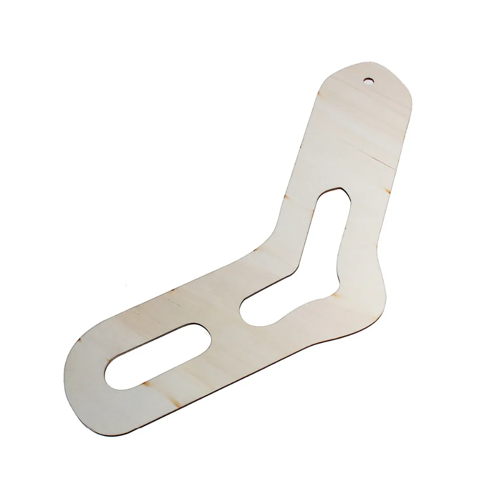 

Natural Color Wooden Handmade Hand Knitting Socks Blocker Stretchers Hollow For 35cm x20.5cm(13 6/8" x8 1/8"), 2 Pieces