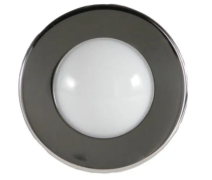 ITC RV Marine Boat Stainless Steel Tricolor LED Light RedBlueWhite