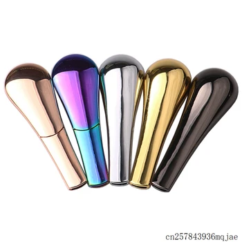 

50pcs Metal Spoon Smoking Pipe Portable Herb Tobacco Cigarette Spoon Shaped Pipes Metal Smoking Pipe