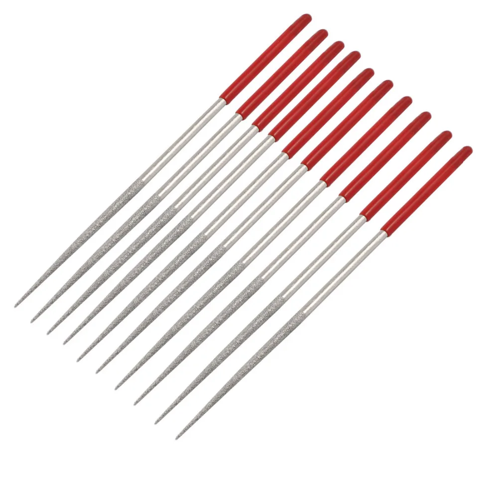 UXCELL Newest 10 Pcs Jewelers Round Hand Files Tool for Metal Stone
