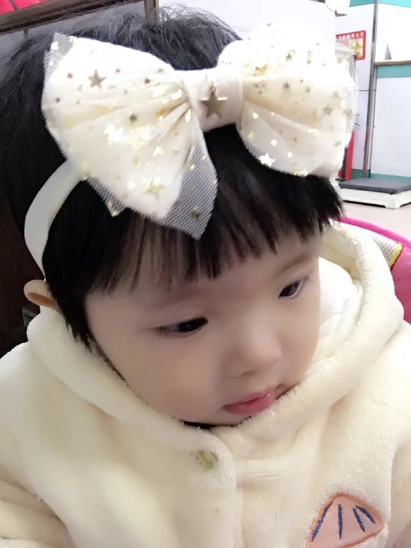 Фатиновый цветок бант искусственная детская одежда для девочек|headbands for babies|headband