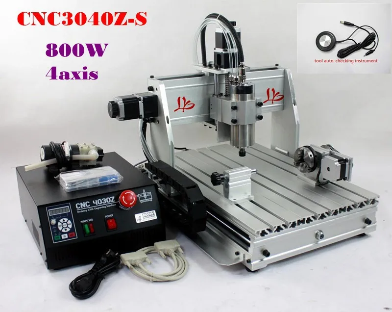 CNC3040Z-S 800W 4 Axis