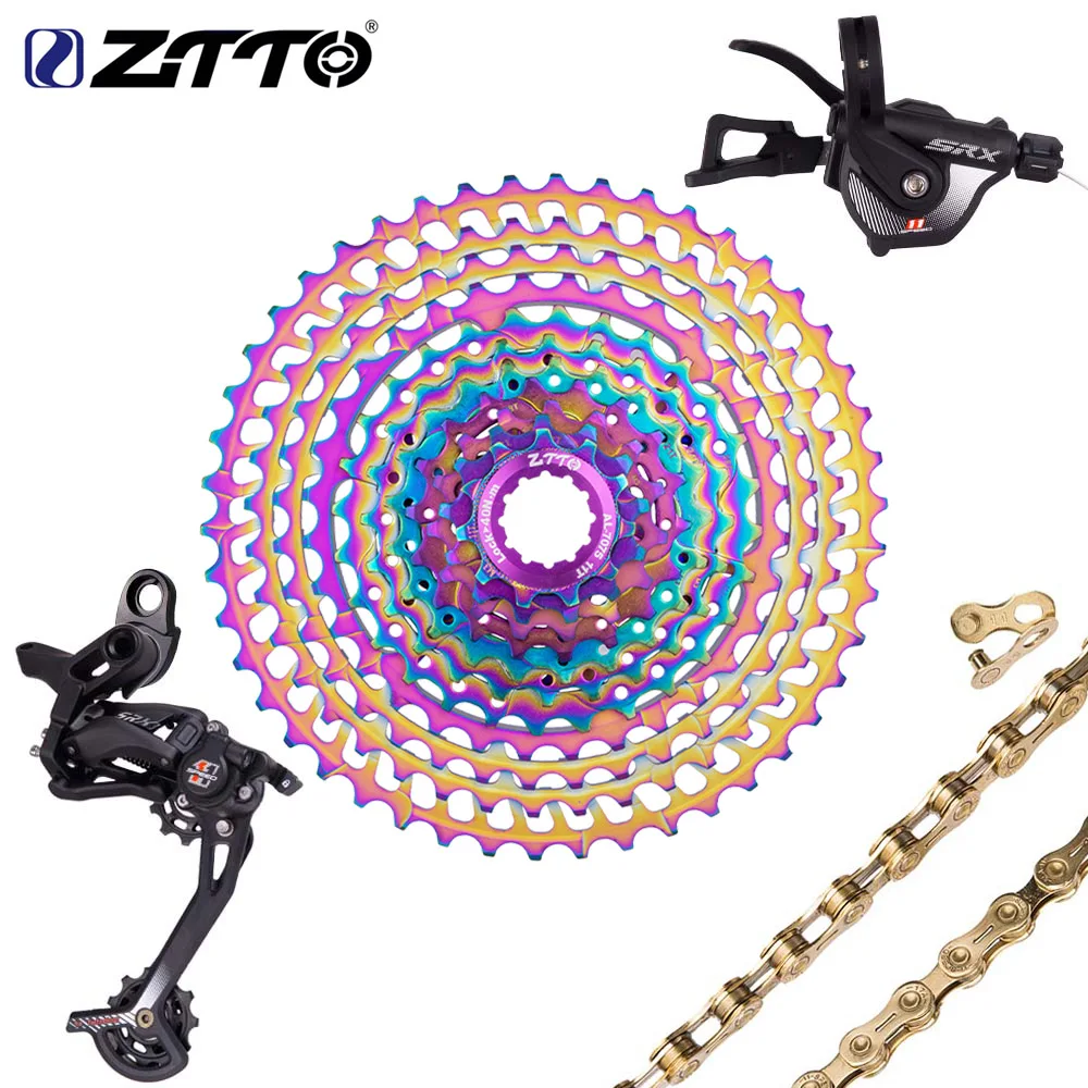 

ZTTO SLR2 11 Speed SRX Groupset Derailleur Shifter Crankset Chain 11-52T Cassette 11-50T Ultralight Group Set VS M8000 M7000