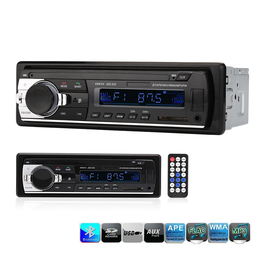 font b Car b font Radio Stereo Player Bluetooth Phone AUX IN MP3 FM USB