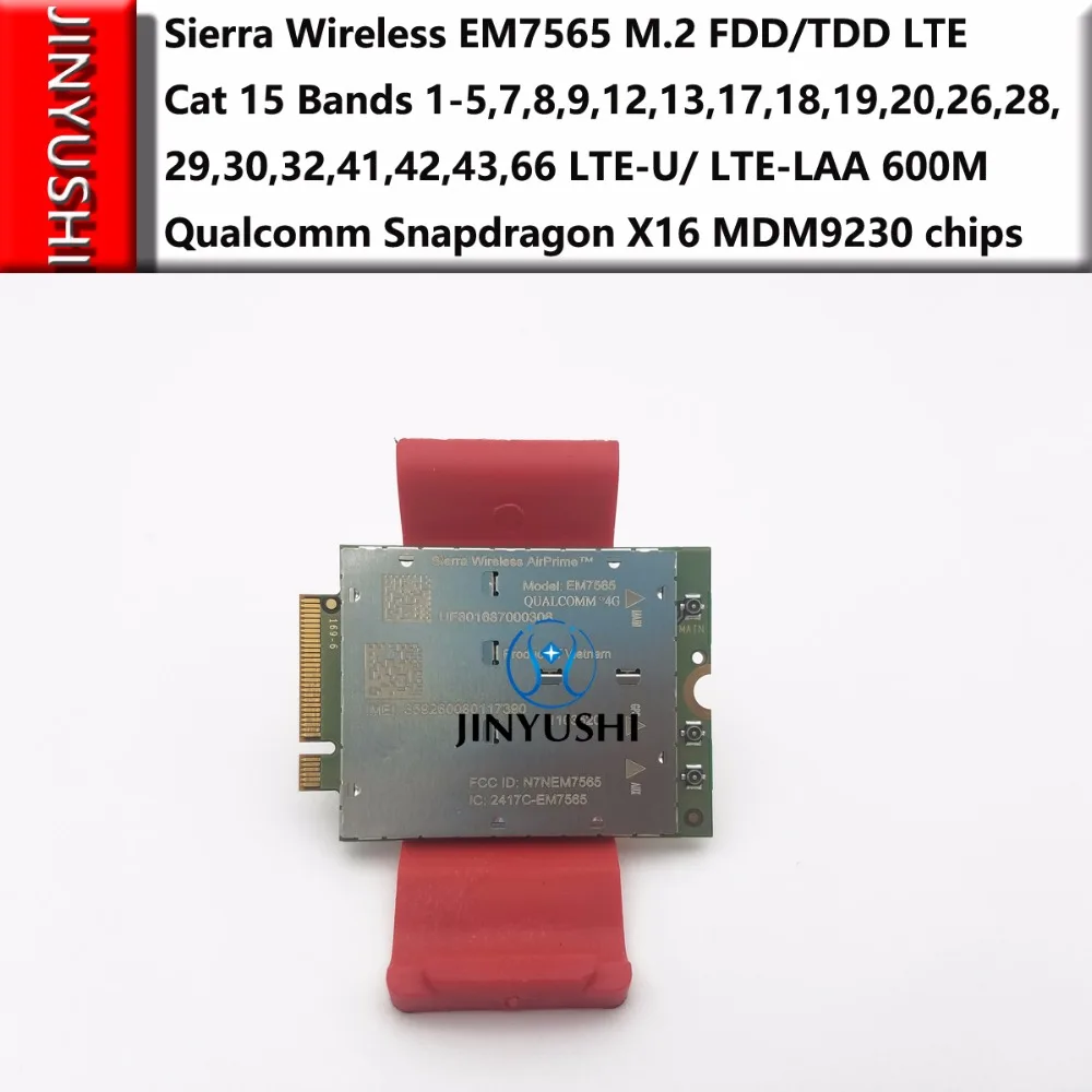 Sierra Wireless EM7565 M.2 FDD/TDD 4G 5G module/LTE U cat 12 полос Qualcomm Snapdragon X16 MDM9230 chips|sierra wireless|cat 15cat |