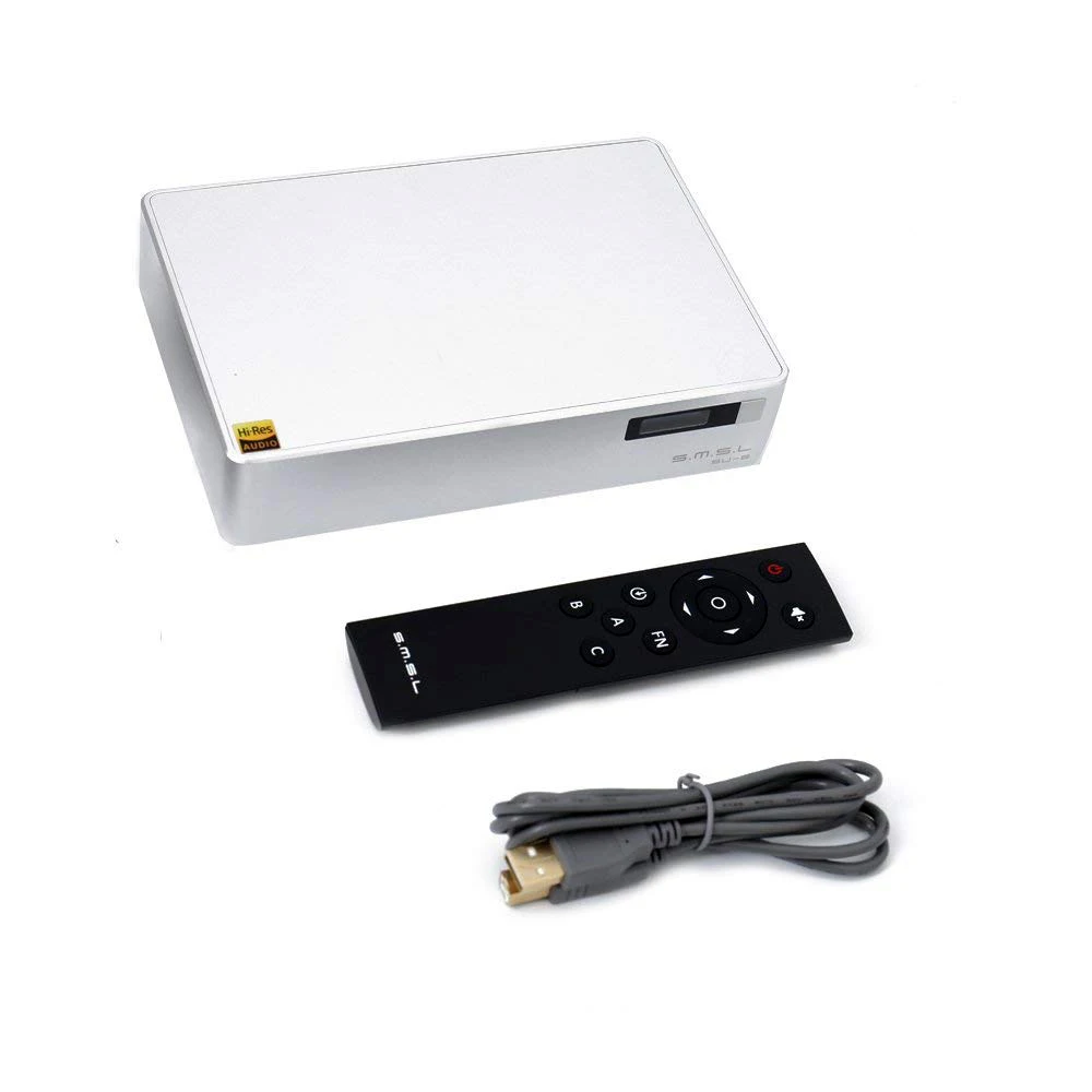 SMSL SU-8 V1.2 версия HIFI DAC 2* ES9038Q2M USB XMOS XU208 DSD 64-512/768 кГц DOP XLR выход