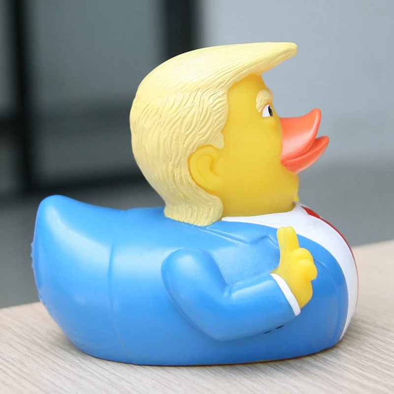 Trump утенок для ванны, игрушка для душа, плавающая вода, американский президент, резиновая утка, детская игрушка, игрушка для воды