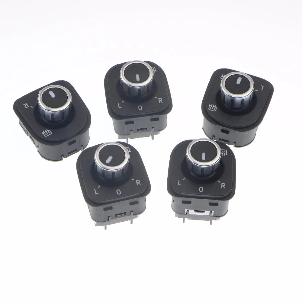 5Pcs OEM Side Mirror Control Adjust Knob Switch for VW Jetta golf 5 6