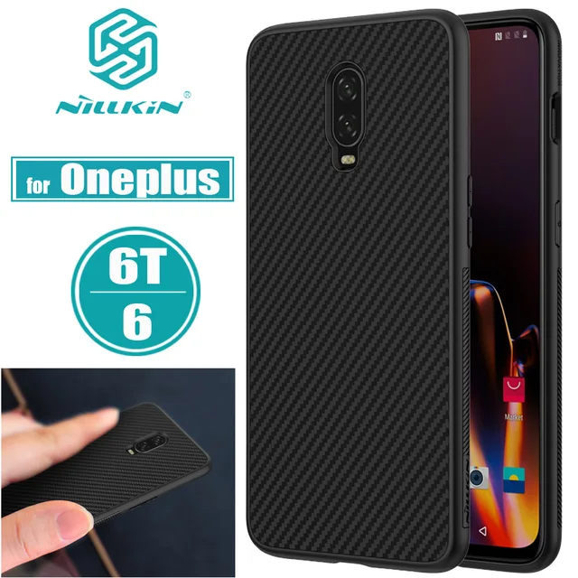 Oneplus 6T Case OnePlus 6 Cover Nillkin Synthetic Carbon Fiber PP ... Oneplus 6T Case OnePlus 6 Cover Nillkin Synthetic Carbon Fiber PP ...