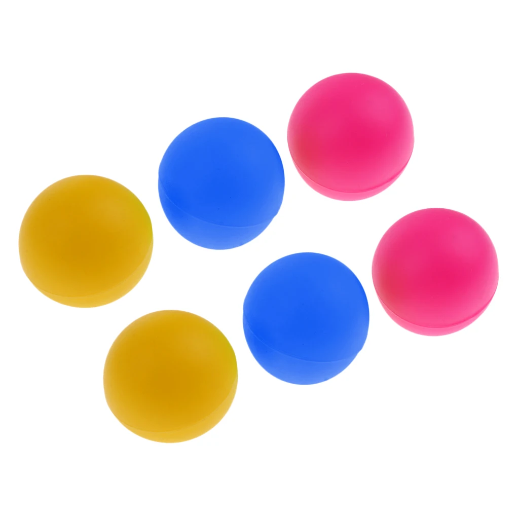 6pcs Mixed Color Cat Balls Plastic Beach Tennis Balls Beer Ping Pong Colorful Practice Replacement Table Tennis Ball