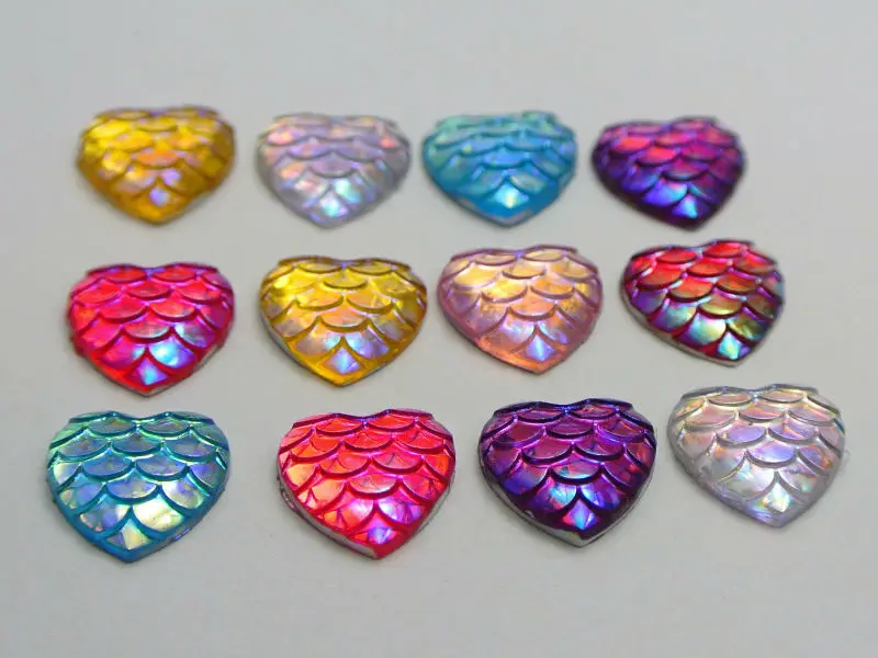 200 Flatback Acrylic Square Sewing Rhinestone Button 10X10mm Pick Your Colour