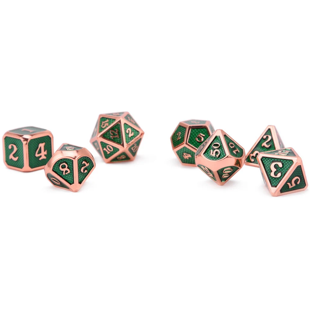 Battleworn Серебряный набор из 7 металла Dice Die D4 D6 D8 D10 (00-90,0-9) D12 D20 для ролевых игр Подземелья и Драконы Pathfinder