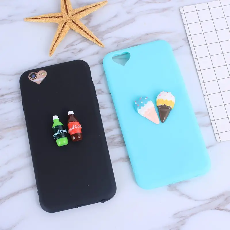 Силиконовый чехол с отверстием в виде сердца кофе молока для iphone 5 5S se 6 7 S plus