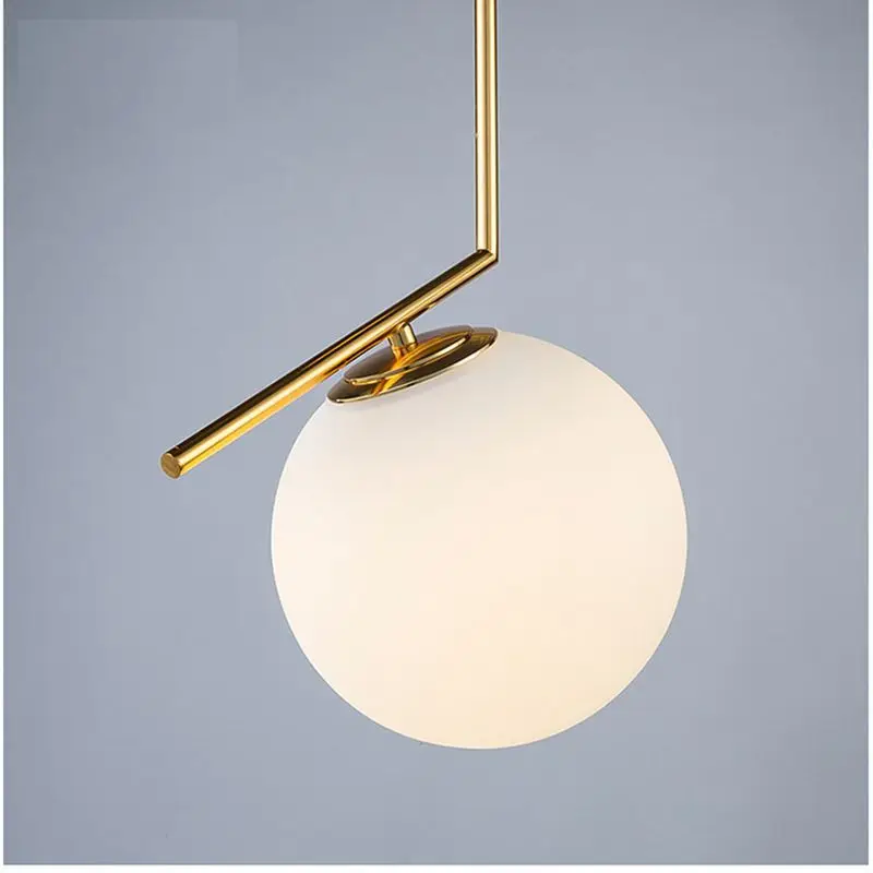 Glass Ball Pendant Lights LED Kitchen Lights LED lamp Bedside Hanging Lamp Ceiling Lamps Lighting Fixtures Bedroom Living Room