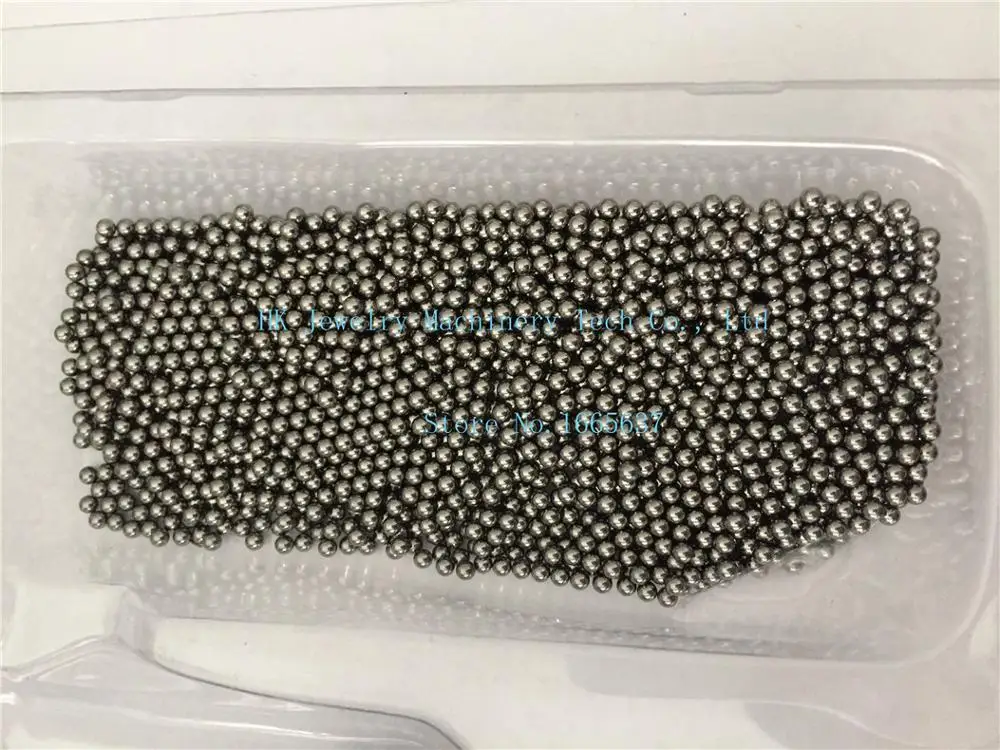 

2mm stainless steel round polishing beads for Rotary Tumbler 452g
