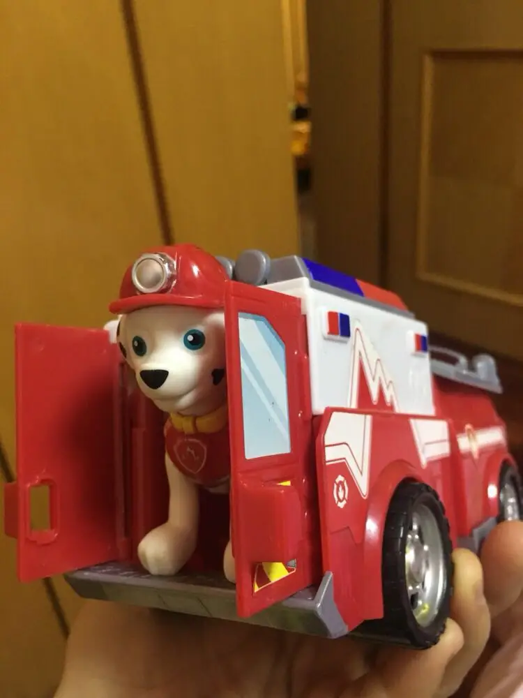 Without box Genuine Paw Patrol Basic Vehicle with Pup -Chase's Cruiser Everest ryder Puppy Patrol Patrulla Canina Children's toy