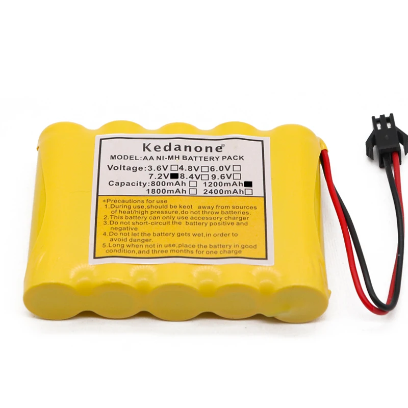 100% новая аккумуляторная батарея AA 6v 1200mAh Ni MH Аккумуляторная для дистанционного