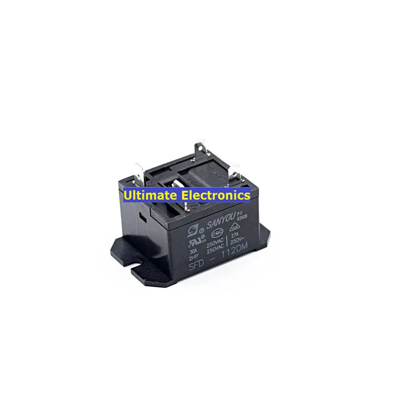 

1pcs relay SFD-112DM A group of normally open 4 feet 30A250VAC replace HF37F-012-1H