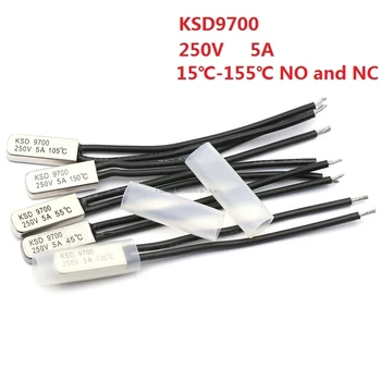 

KSD9700 250V 5A 15~155 Degree Bimetal Disc Temperature Switch Normal Close Closed Thermostat Thermal Protector