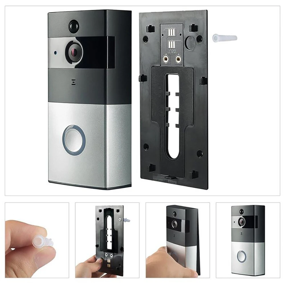 WI-FI видео звонок камеры беспроводной домашней домофон ip дверной звонок сигнализации информация толчок поддержка системы IOS и Android