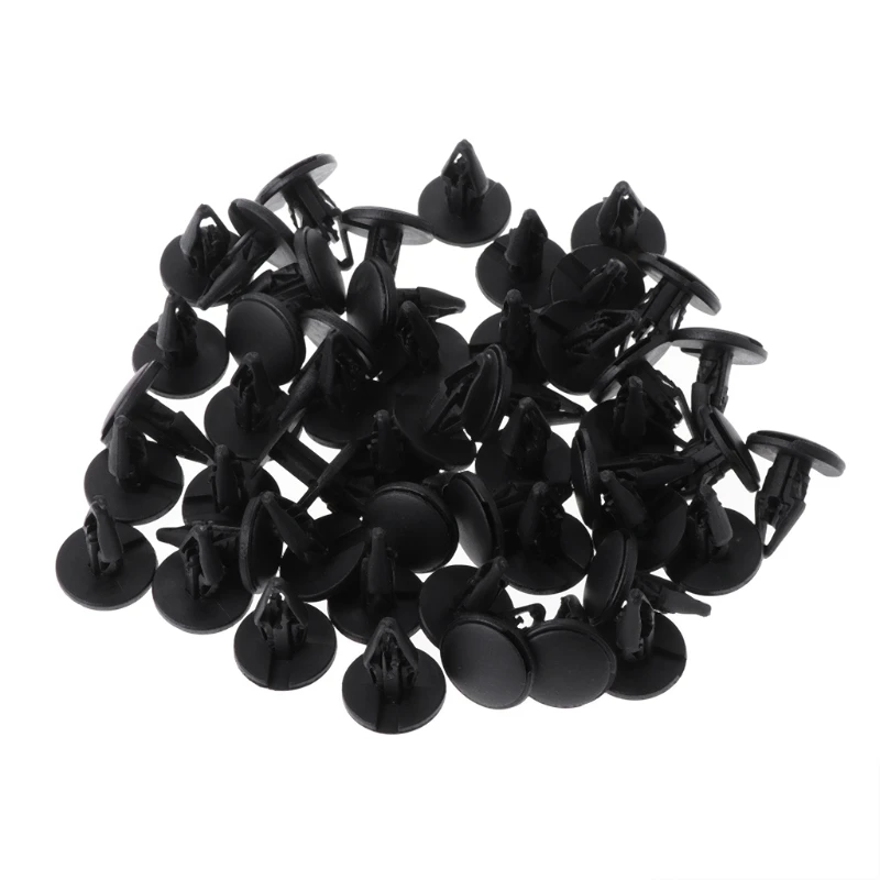

50 Pcs Car Fender Trunk Rivet Fastener Push Clips For Honda Renault Peugeot Citroen