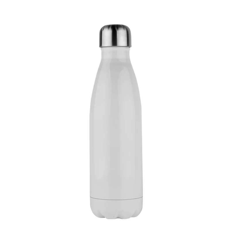 NOCCOL 500 мл, карамельный цвет, Вакуумная бутылка для воды, термос, высокое качество, для спорта, нержавеющая сталь, для путешествий, кофейная кружка, лучшие Термосы с изоляцией - Цвет: White