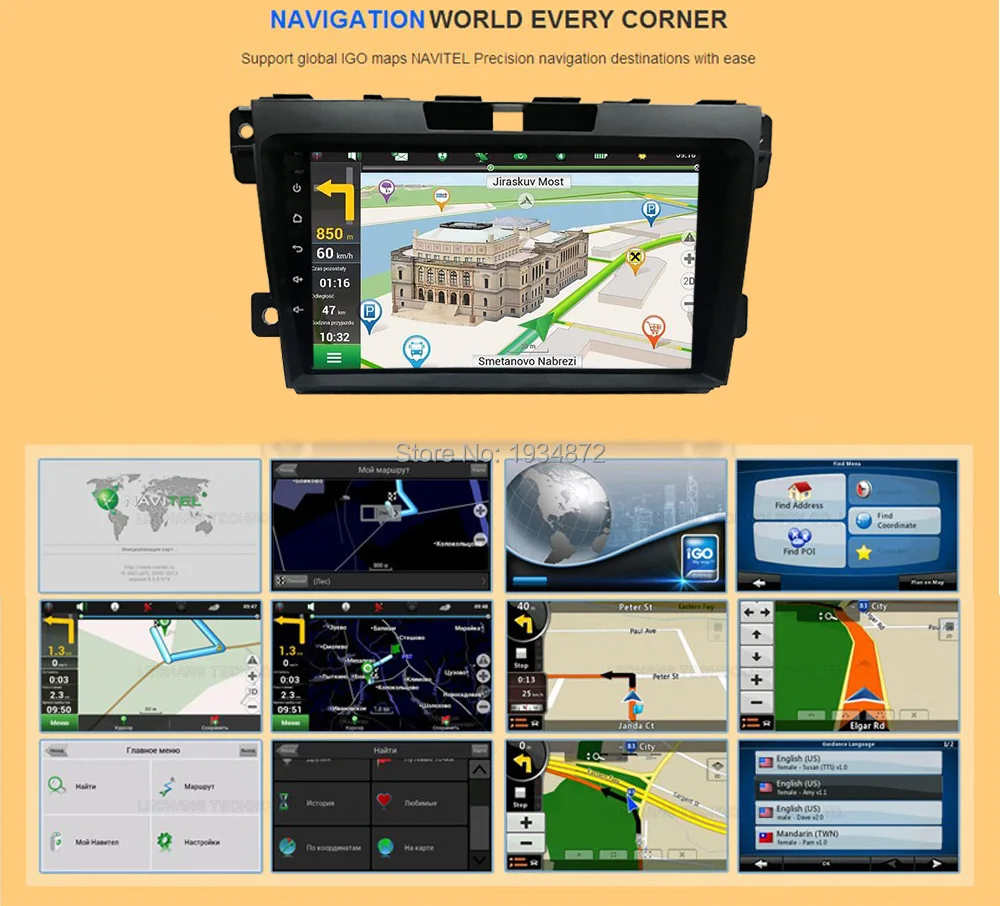 Excellent Funrover 9" Android 8.0 2 din Car DVD radio stereo multimedia Player For Mazda CX7 CX-7 CX 7 2008-2015 headunit GPS navi video 17