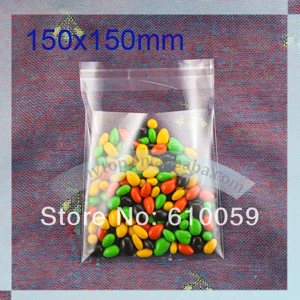 

opp plastic bag 150x150mm seal plastic bags opp bags