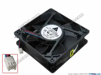

Detla Electronics AFB1212SHE S46T DC 12V 1.60A 120x120x38mm Server Cooling Fan