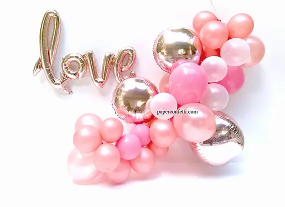 1 шт. гигантские розовые золотые красные шары с надписью Love для свадьбы вечеринки