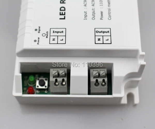 3 светодио дный ключа rf Led dimmer 220 В в светодио дный лампы со шлейфом дистанционного реле давления диммер ac 90-240 В в 1 канал расстояние