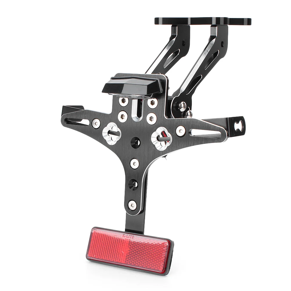 For Yamaha MT-09 FZ09 FZ09 FZ-09 2014 2015 Tail Tidy Fender Eliminator License Plate Bracket w/ LED Light Lamp Taillight
