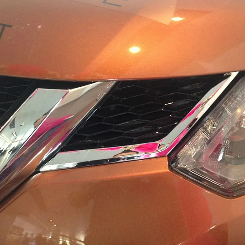 4PCS-ABS-Chrome-Front-Grille-Grill-Cover-Trim-for-2014-2015-2016-Nissan-X-Trail-T32 (1)