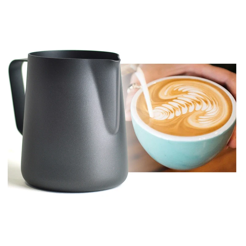 Teflon Non stick Coating Coffee Mug Milk Jug Milkman Stainless Steel