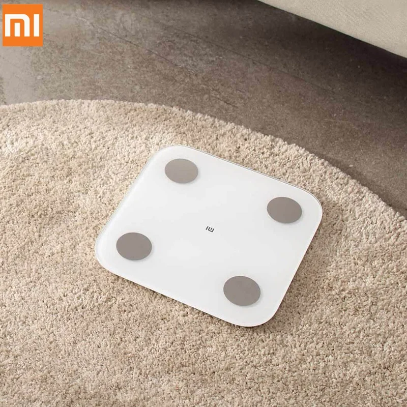 Умные весы для тела Xiaomi Mi 2 Bluetooth5.0 приложение монитор скрытый светодиодный