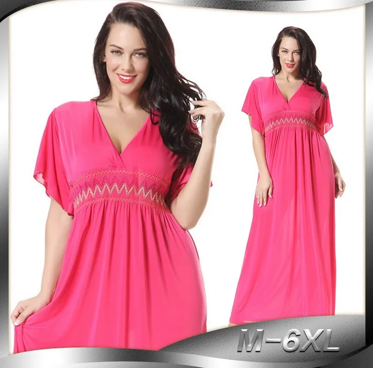 women sexy plus size dress vestido casual solid bohemian maxi dress font b robe b font