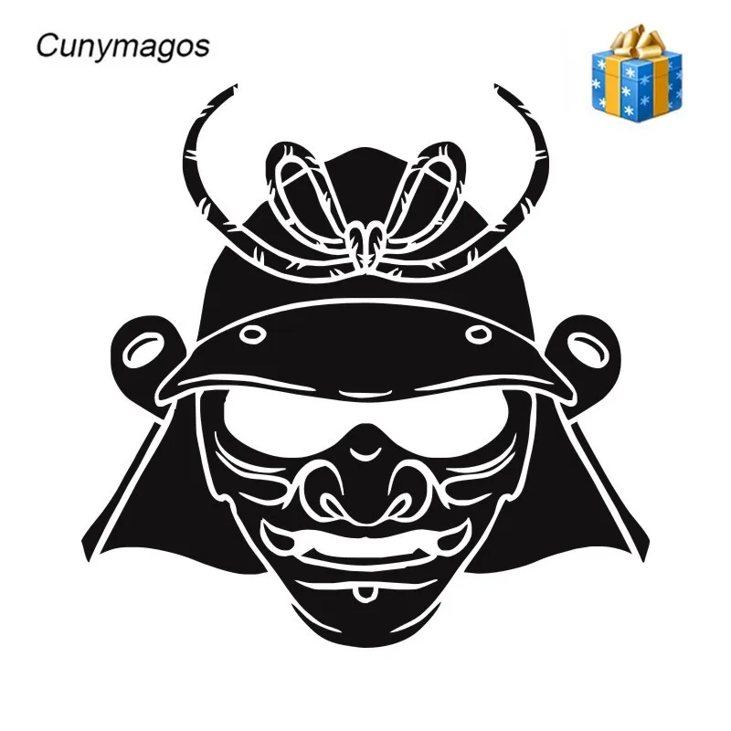 Cunymagos самурая Msak японский головы автомобиля Стикеры Винил Декор наклейка авто