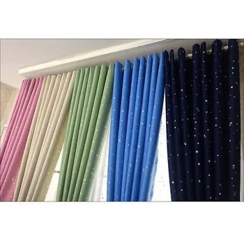 

100*250Modern Stars Blackout Window Curtains For Kids Boys Girls Bedding room Living room Elegent Bule Drapes Cortinas para sala