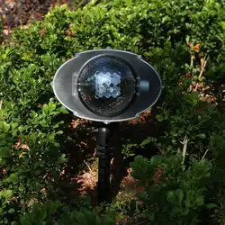 5 Вт светодиодный открытый газон лампы сад снегопад проектор свет Пейзаж Освещение праздник Водонепроницаемый с удаленным Управление США