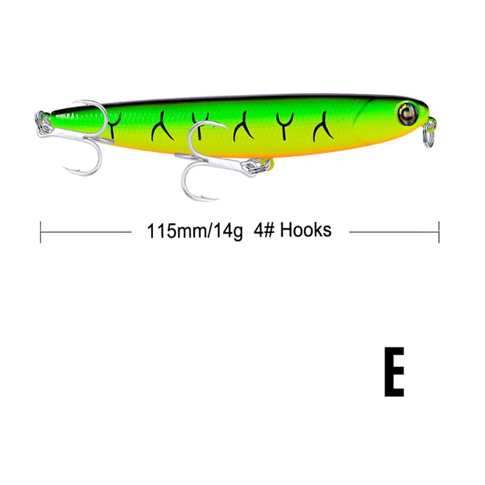 1 шт. карандаш жесткая приманка для рыбалки 115 мм 14 г Aritificial воблеры кренкбейт пластиковые приманки Щука карп приманки наживка Pesca Isca