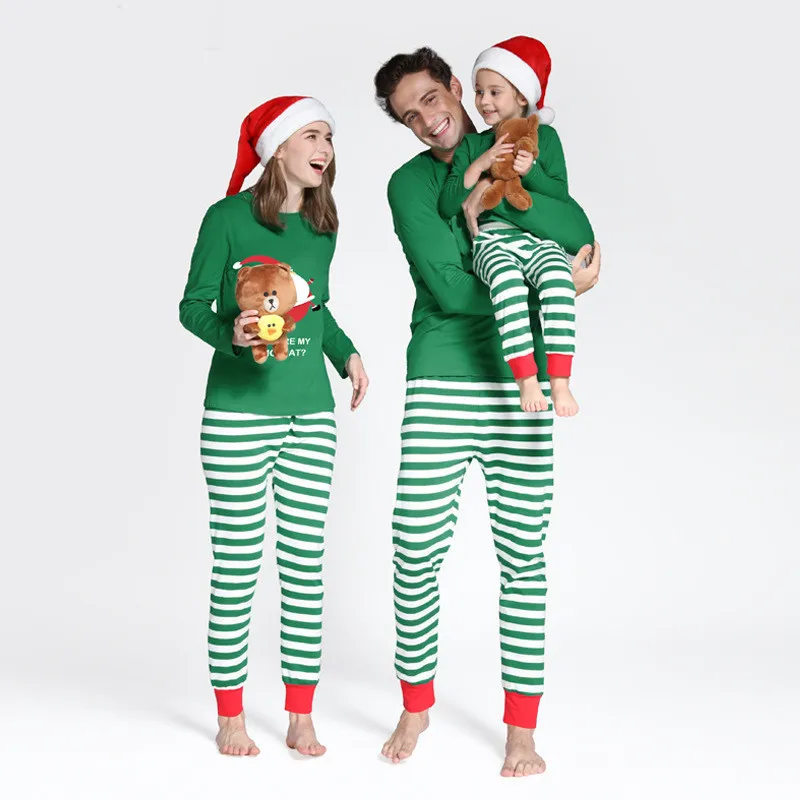 

Mother Daughter Father Kids Nightwear Family Christmas Pajamas Family Matchig Clothes X-mas Pjs Family Look Sleepwear Outfits