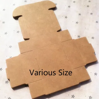 

50pcs/lot Kraft Paper Aircraft Gift Boxes Handmade Soap Packing Box Jewelry/cake/handicraft/candy Storage Paper Boxes